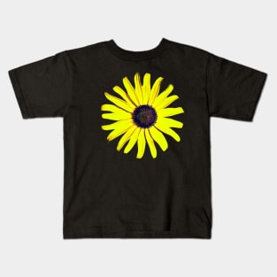 Black Eyed Susan Flowers Maryland Artistic Pattern Kids T-Shirt